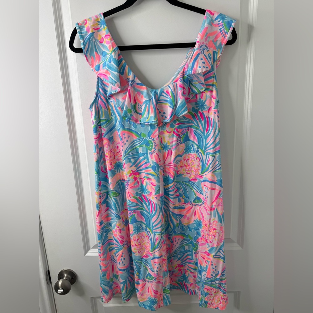 LILLY PULITZER Alessa Swing Dress In Multi
Tropical Punch Sz Medium - Picture 10 of 11